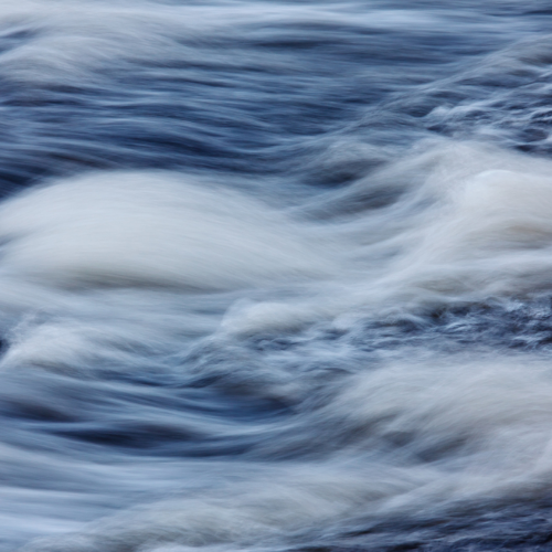 Flowing water