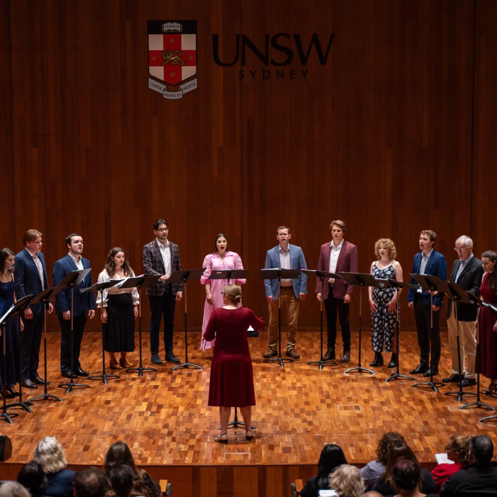 A chamber choir