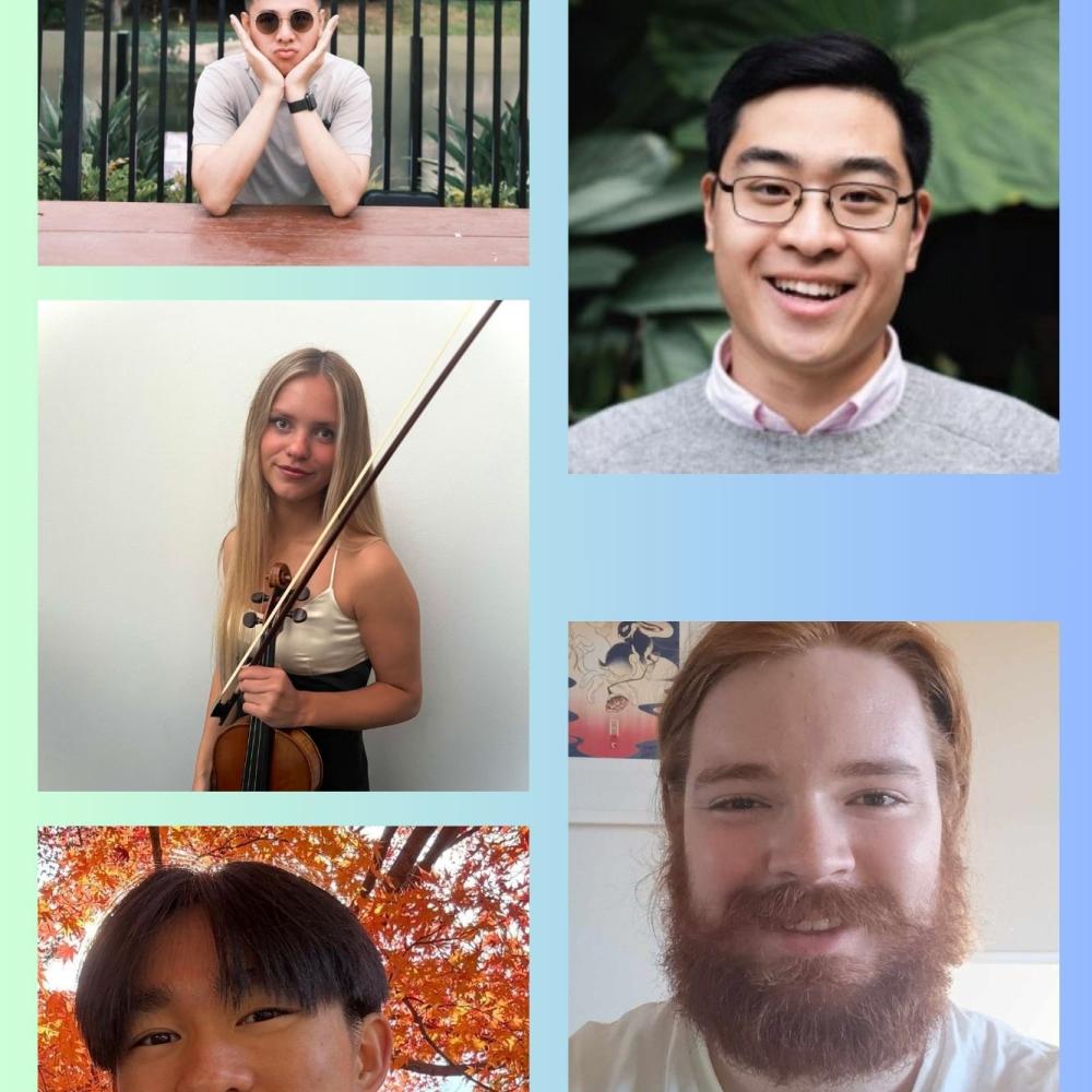 5 winners of the Concerto Auditions