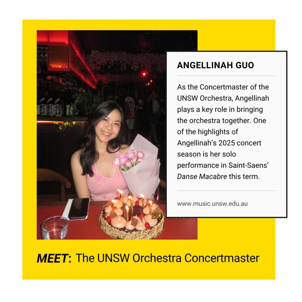 Angellinah Guo: UNSW Orchestra's 2025 Concertmaster