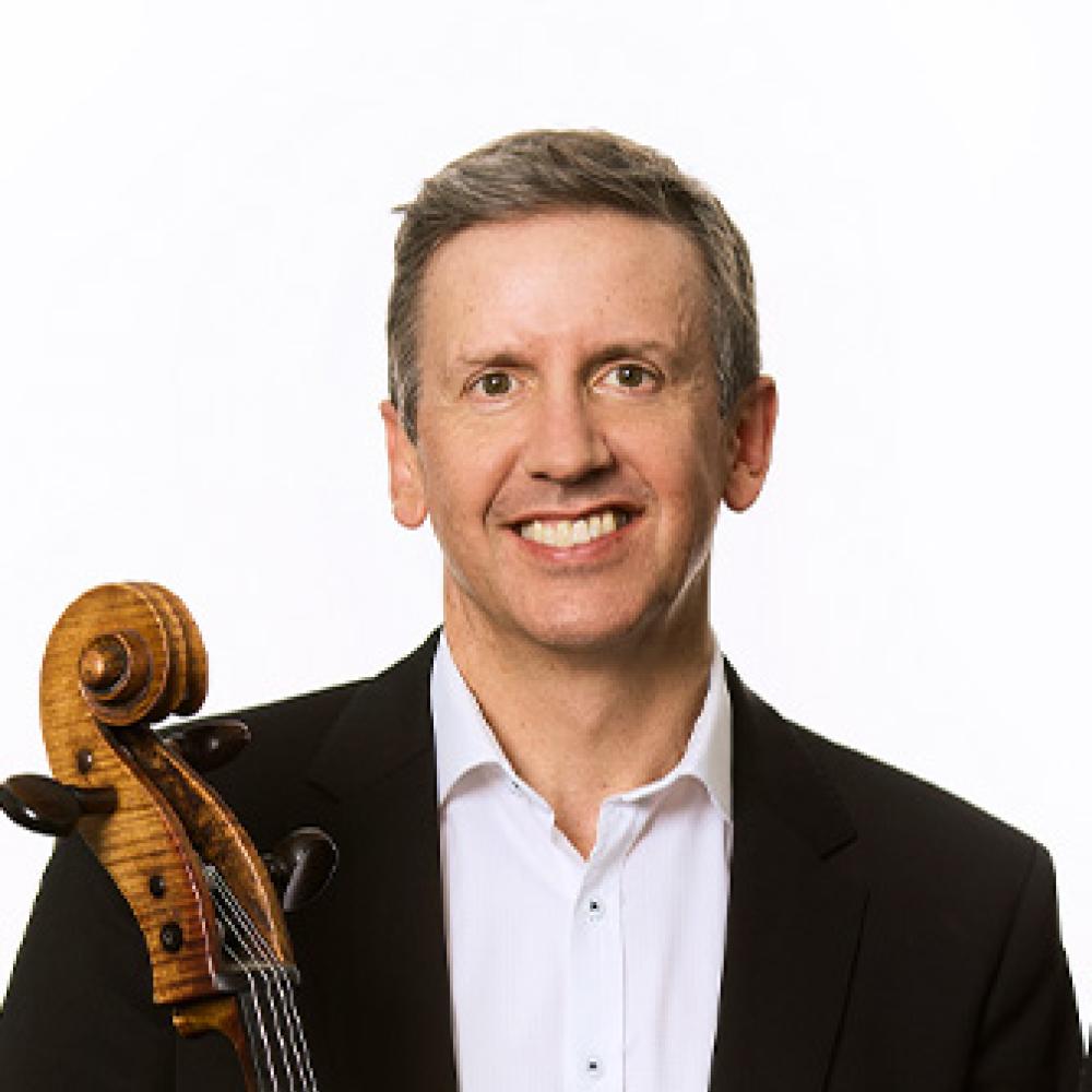 Julian Smiles with his cello